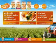 Tablet Screenshot of aardappelanders.nl